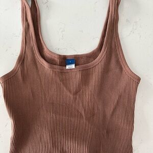 Old Navy Ribbed Brown Tank Top